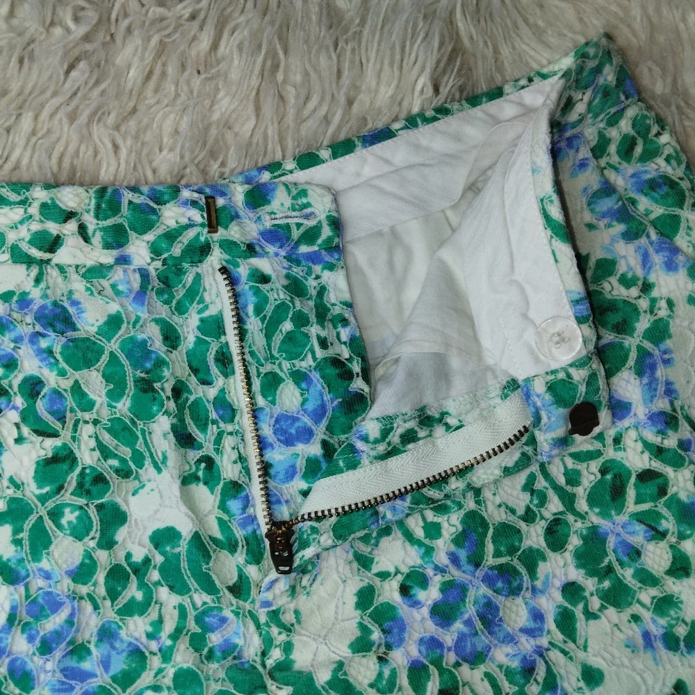 Madewel Lacebloom Lace Overlay Floral Shorts Size 6